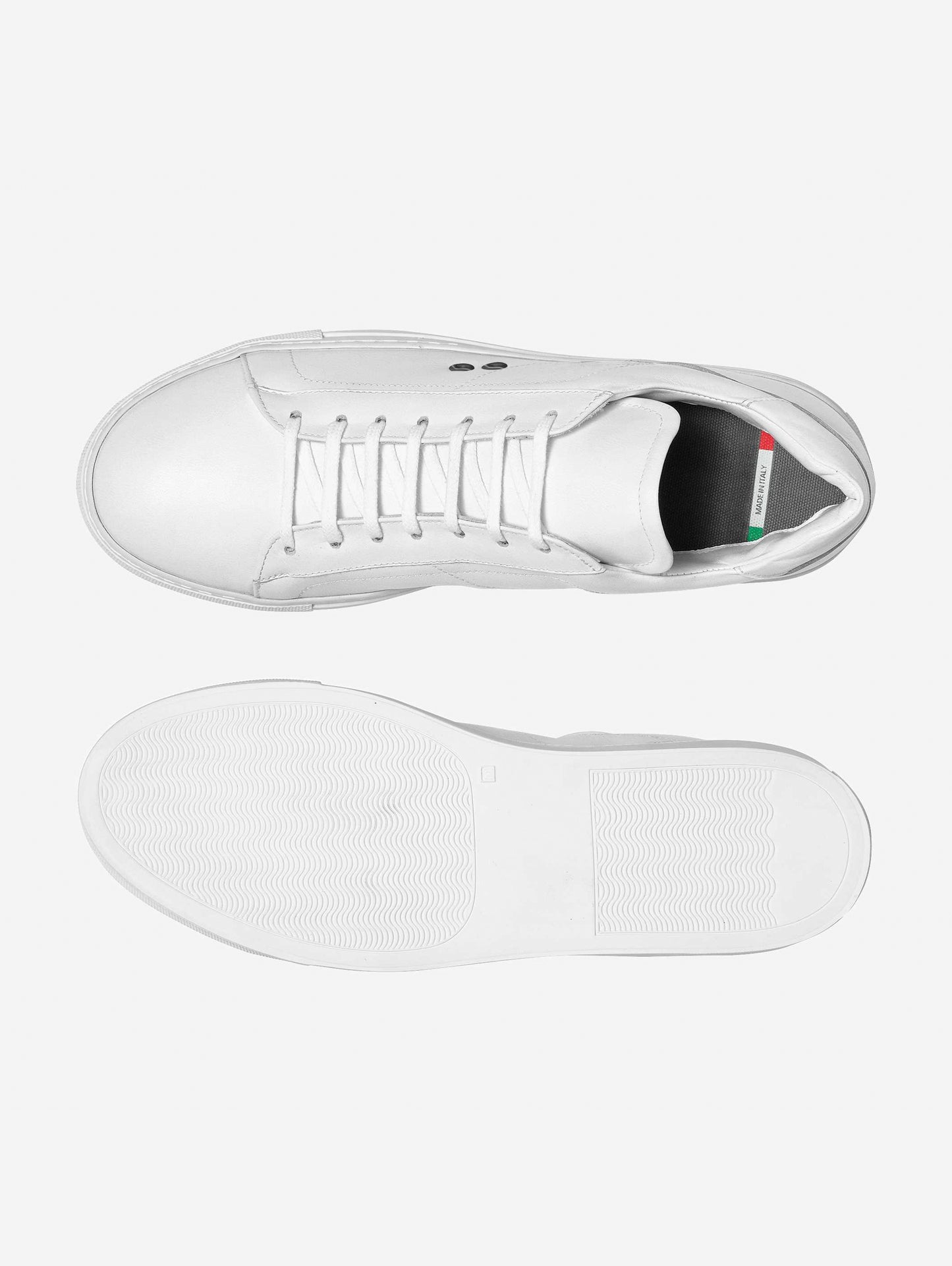 Italian Vegan Leather Sneakers ['OFF·SPRING]™ ŪNI-KICKS