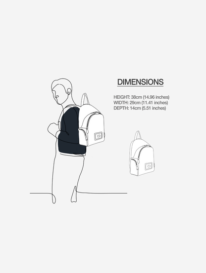 Italian Vegan Leather Backpack ['OFF·SPRING]™ Ū-PACK